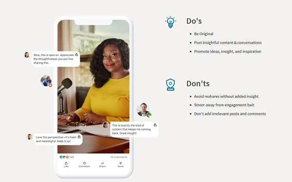 Read more about the article LinkedIn Shares Notes on Posting Do’s and Don’ts